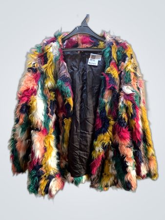 Multicolor Fuzzy Jacket
