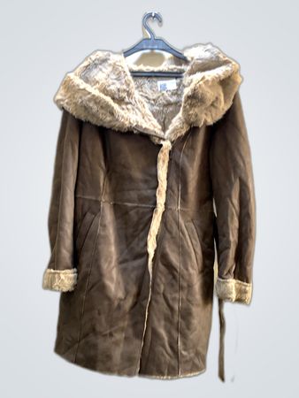 Brown Faux Fur Coat