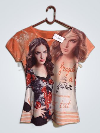 Graphic T-Shirt with Women and Quote