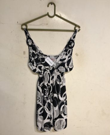 Coconuda Black and White Patterned Dress