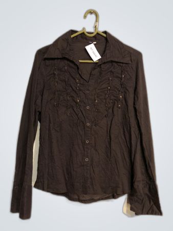 Black Button-Down Shirt