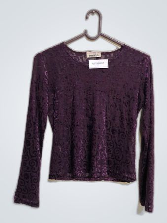 Purple Lace Top