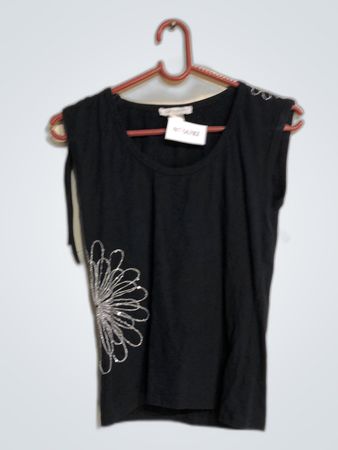 Black Embellished Top