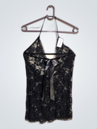 Unbranded Black Lace Spaghetti Strap Camisole