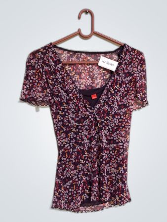 Blouse with Floral Pattern