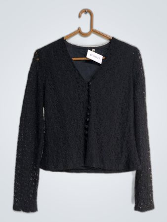 Black Knit Cardigan