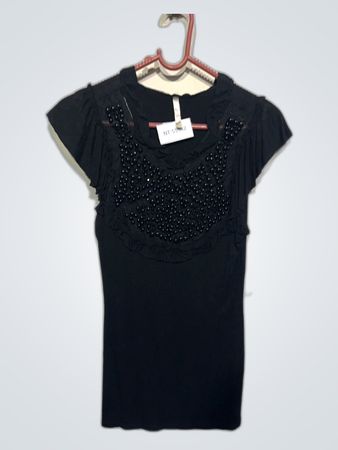 Black Beaded Top