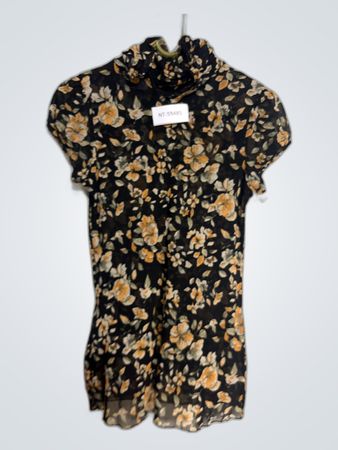 Floral Short-Sleeve Dress