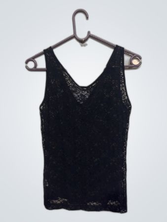 Black Lace Tank Top