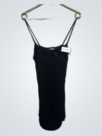 Black Sequined Dress