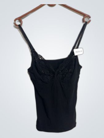 Black Lace Trim Camisole