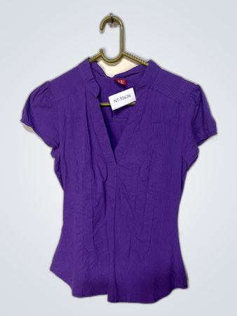 Purple Short-Sleeve Top