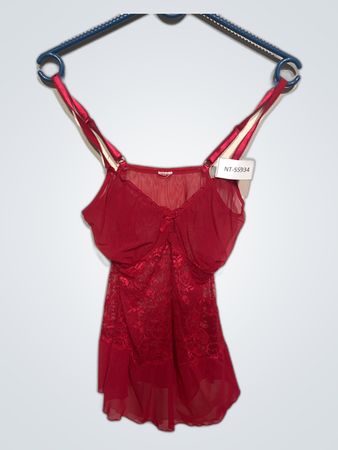 Red Lace Chemise