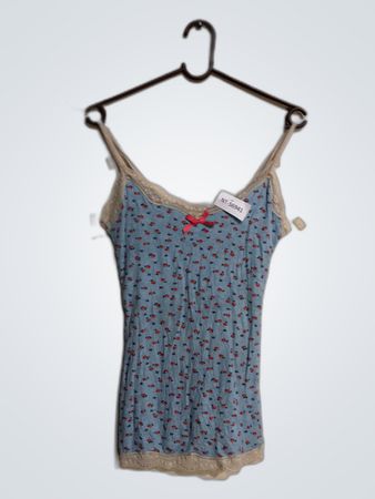 Blue Floral Camisole