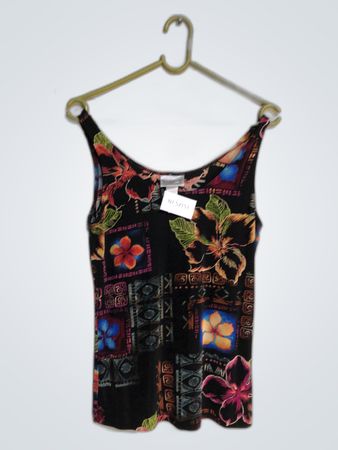Chico's Travelers Floral Tank Top