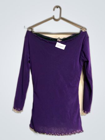 Purple Long-Sleeve Top