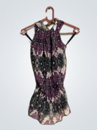Purple Tie-Dye Dress