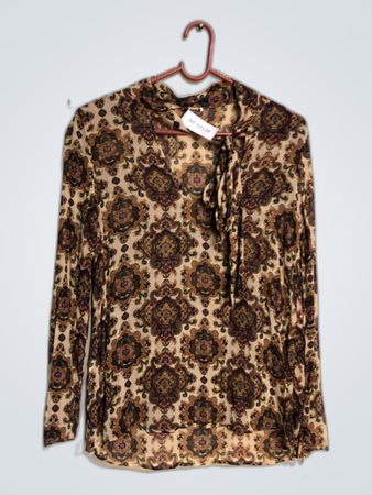 Blouse with Paisley Pattern