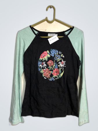 Sud Express Floral Graphic Long Sleeve Shirt