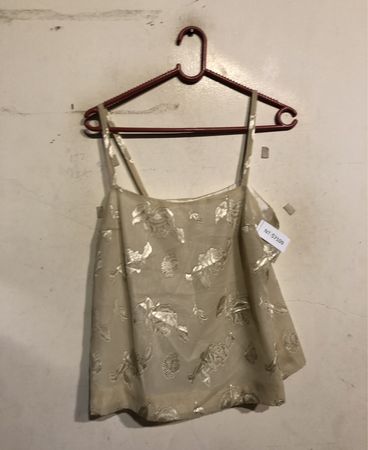 Women's Silk Camisole with Floral Pattern
