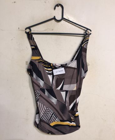 Anne Weyburn Patterned Tank Top