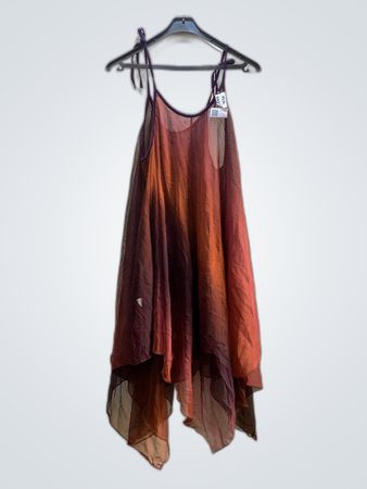 Vintage Sheer Ombre Slip Dress