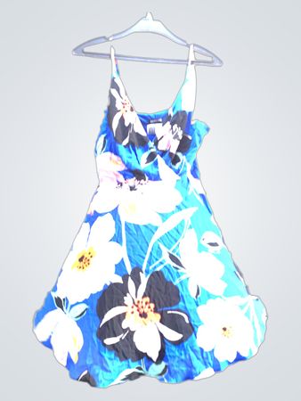 Express Floral Print Spaghetti Strap Mini Dress