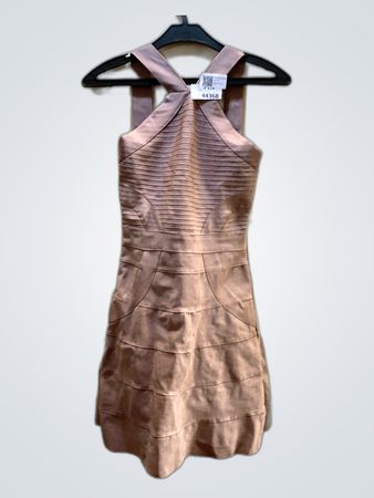 Pink Satin Dress