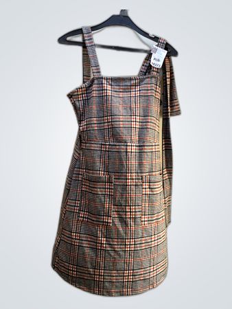 Plaid Apron Dress