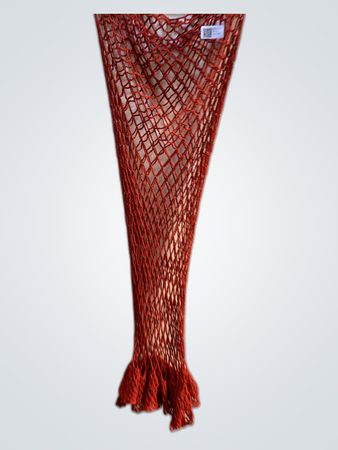 Faithvintage Red Fishnet Mini Dress