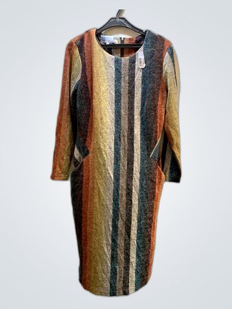 Multicolored Striped Dress
