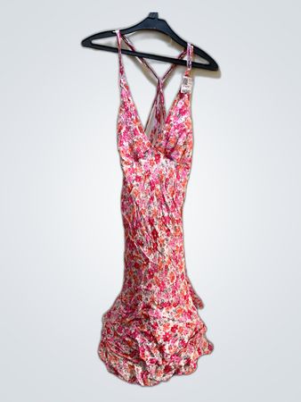 Pink Floral Dress