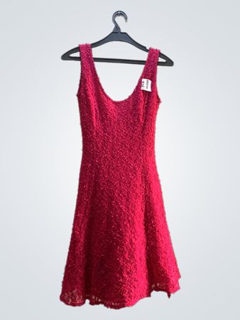 Unbranded Red Sequin Mini Dress