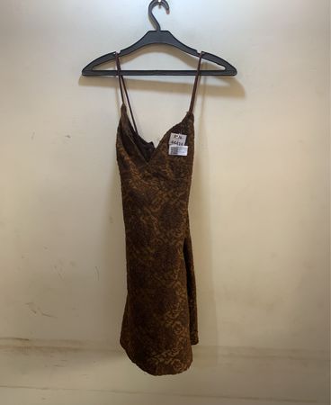 Brown Lace Dress
