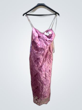 Pink Lace Dress
