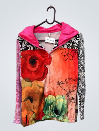 Multicolor Floral Print Jacket