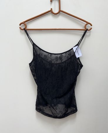 Black Lace Camisole