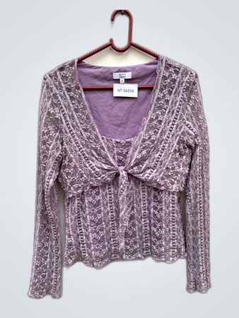 Petite Collection Purple Lace Top
