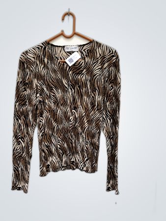 The Sublym's Paris Zebra Print Top