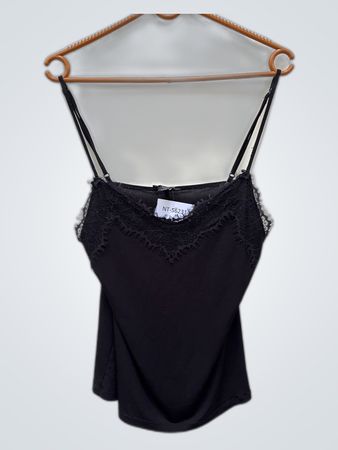 Amisu Black Lace Camisole