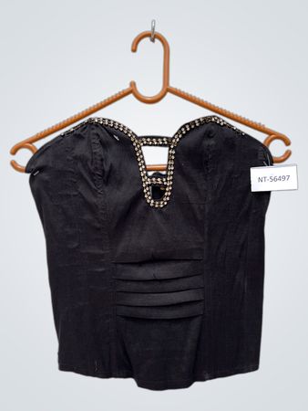 Black Bustier Top