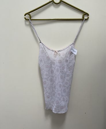 Women's Gray Floral Camisole