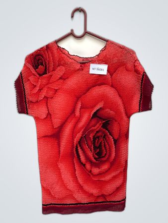 Rose Print Top