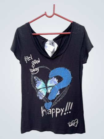 Black Graphic T-Shirt