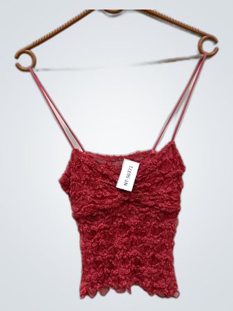 Red Lace Top