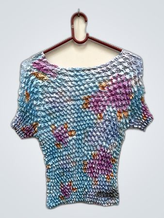 Crocheted Floral Top