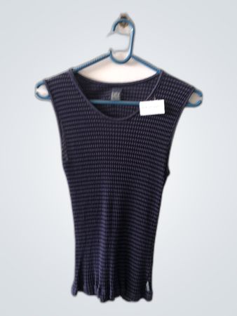DIDI Women's Navy Blue Sleeveless Top