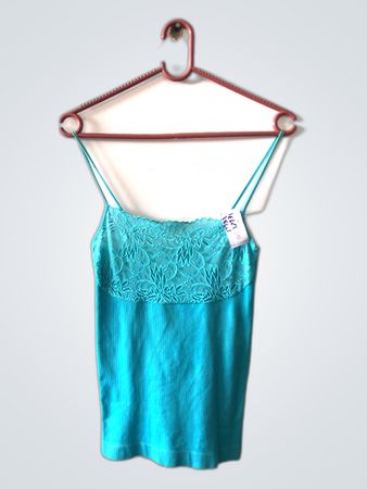 Teal Lace Camisole