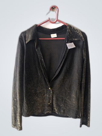 Robex Black Metallic Blazer