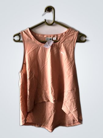 Puma Perforated Crop Tank Top